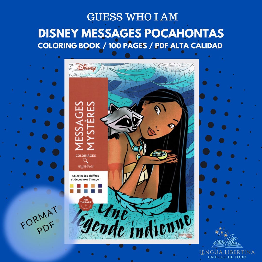 Disney Mystery Coloring Book, Coloring Books, Coloring Pages, Color by Numbers, Printable Pdf ...