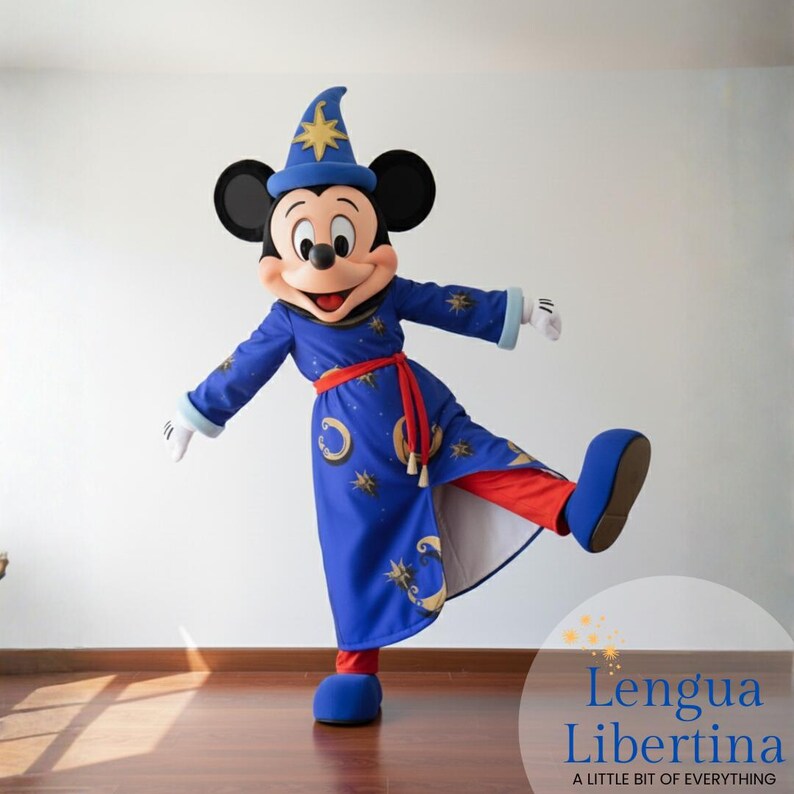 Mascot Costume Mickey Mouse Magic, Cosplay Mascot, Botarga, Mickey ...