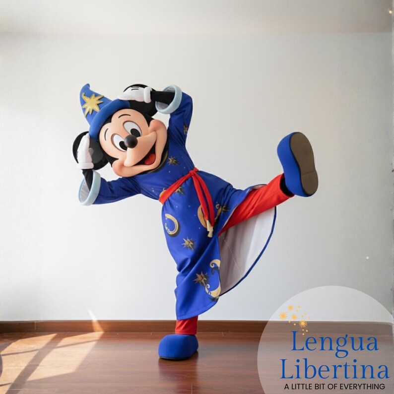 Mascot Costume Mickey Mouse Magic, Cosplay Mascot, Botarga, Mickey ...