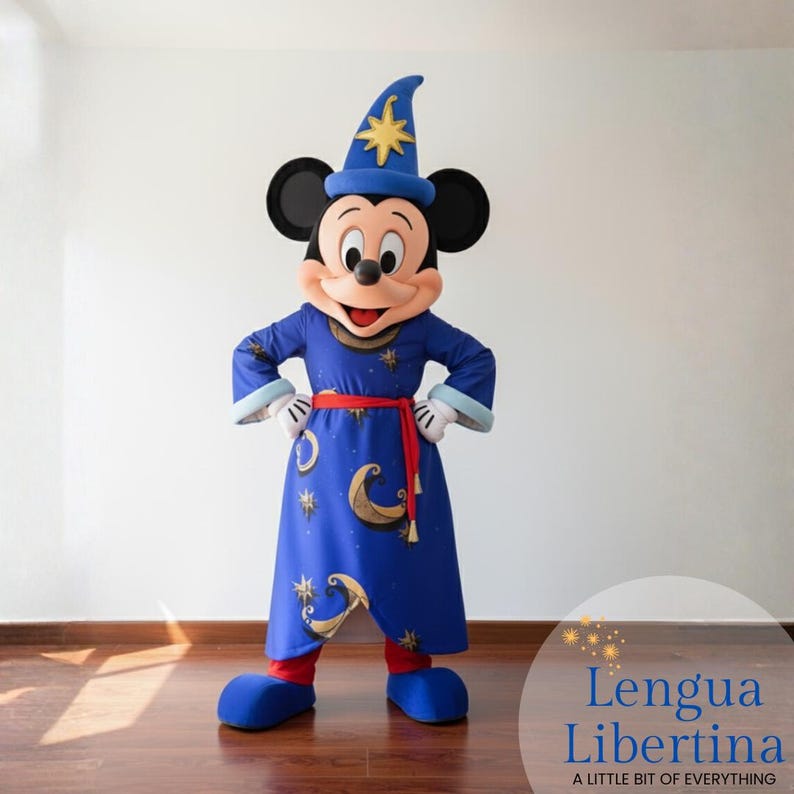 Mascot Costume Mickey Mouse Magic, Cosplay Mascot, Botarga, Mickey ...