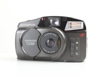 Olympus SUPERZOOM 700BF  | 38-70mm lens - film tested and fully working Compact, Point and Shoot Gift idea 35mm compact film camera