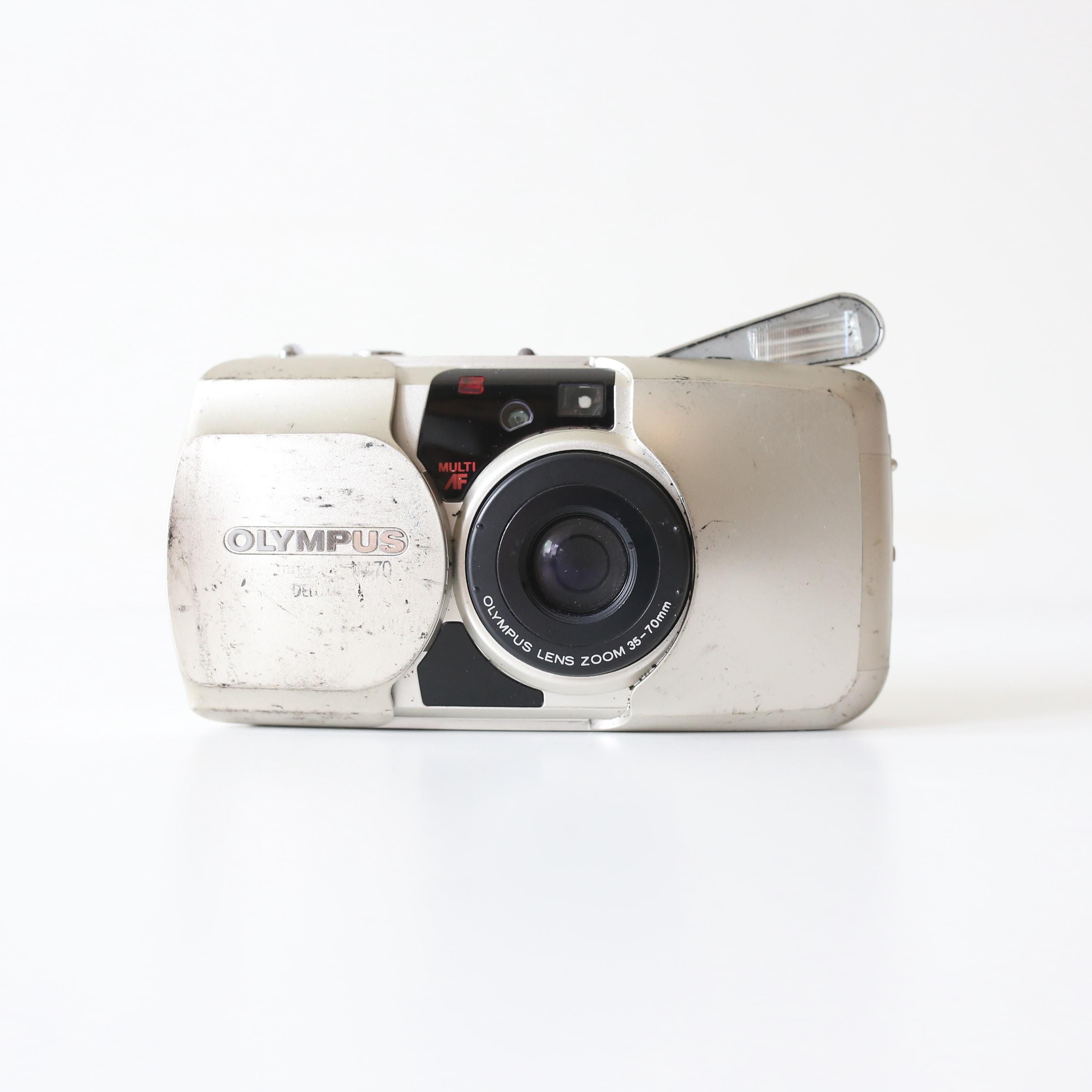 Olympus Mju II Zoom 70 Panorama Film Camera With 35-70mm