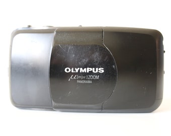 Olympus µ[mju:] II zoom 70 Stylus Black film camera with 35-70mm  Lens film tested and fully working Compact, Point and Shoot Gift idea