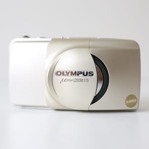 Olympus Mju II Zoom 115 Stylus Gold Film Camera With 38-115mm Lens 