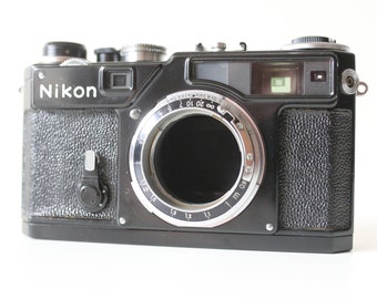 Nikon SP Rangefinder BLACK Paint , VERY rare! | film tested and fully working, Gift idea 35mm film camera