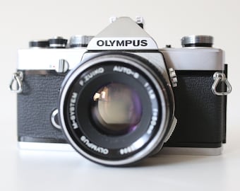 Olympus M-1 SLR camera + Super Sharp Zuiko 50mm f/1.8 Lens - film tested and fully working Compact, Point and Shoot Gift idea