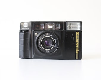 Minolta AF-S with Databack with 35mm f/2.8 Lens + Databack - film tested and fully working Compact, Point and Shoot Gift idea tc-1 RIVA mini