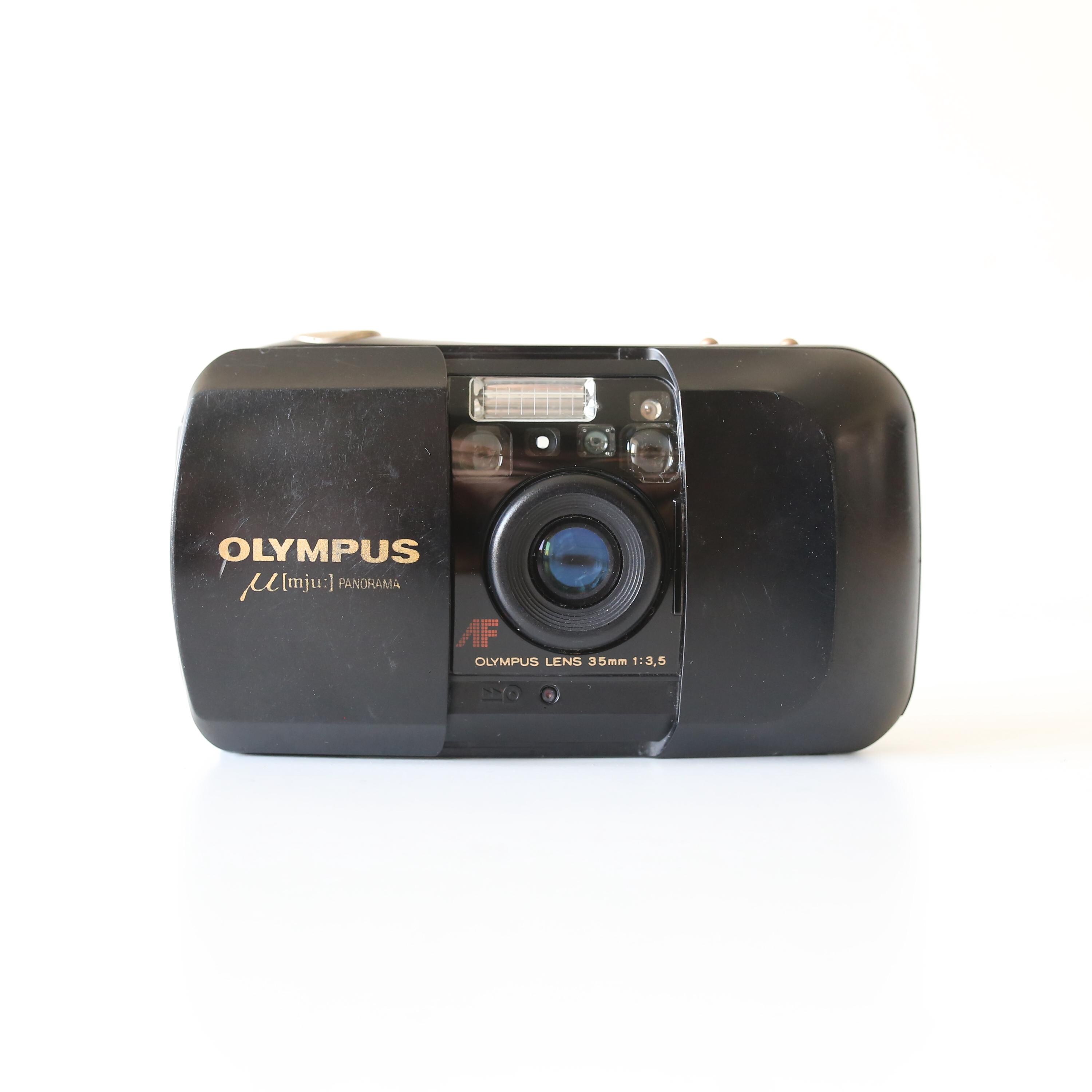 OLYMPUS μ[mju:] PANORAMA 35mm F3.5 Olympus μ mju Panorama 35mm f/3.5 Point & Shoot Film Camera
