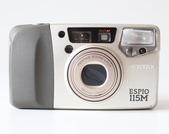 Pentax Espio Mini 115M 38-115mm lens - film tested and fully working Compact, Point and Shoot Gift idea  35mm film camera