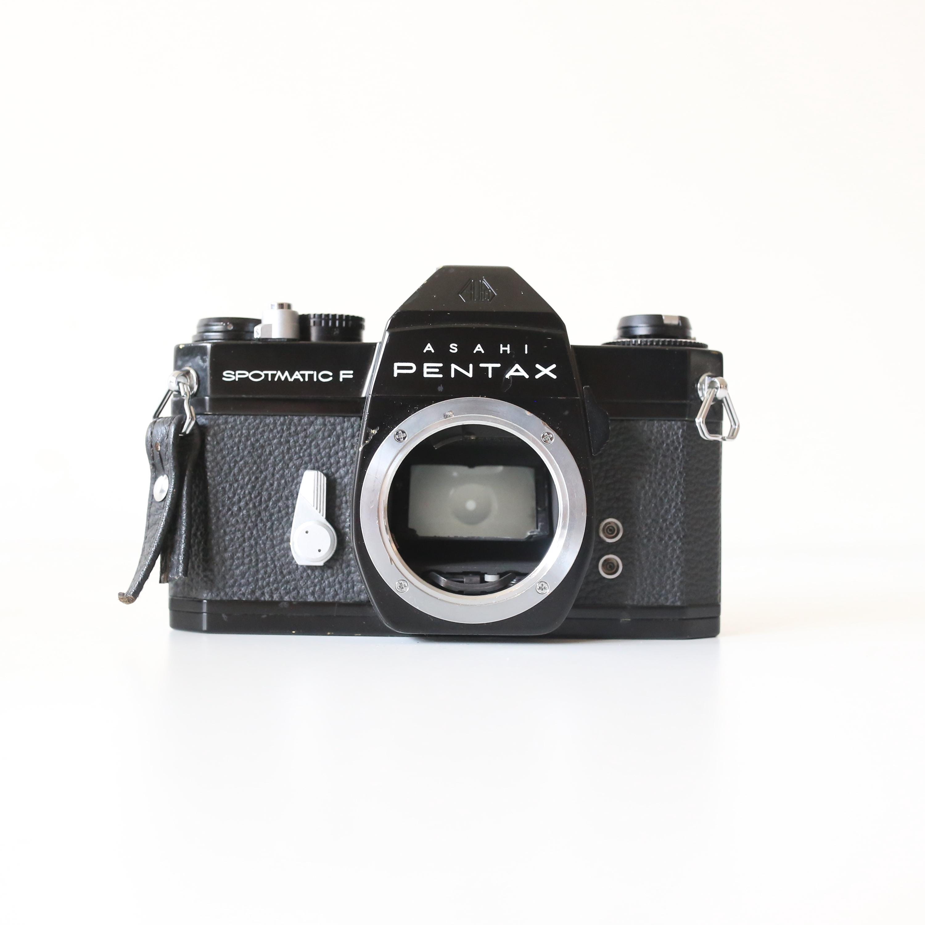 Pentax Spotmatic F Black Paint 35mm SLR Film Camera – Fully