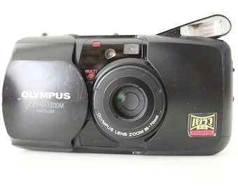 Olympus Mju II Zoom 70 Panorama-Filmkamera mit 35-70mm-Objektiv - Film getestet und voll funktionsfähig, Vintage Compact Point and Shoot, Geschenkidee