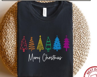 LGBTQ Christmas Tree Shirt, Pride Holiday Tee