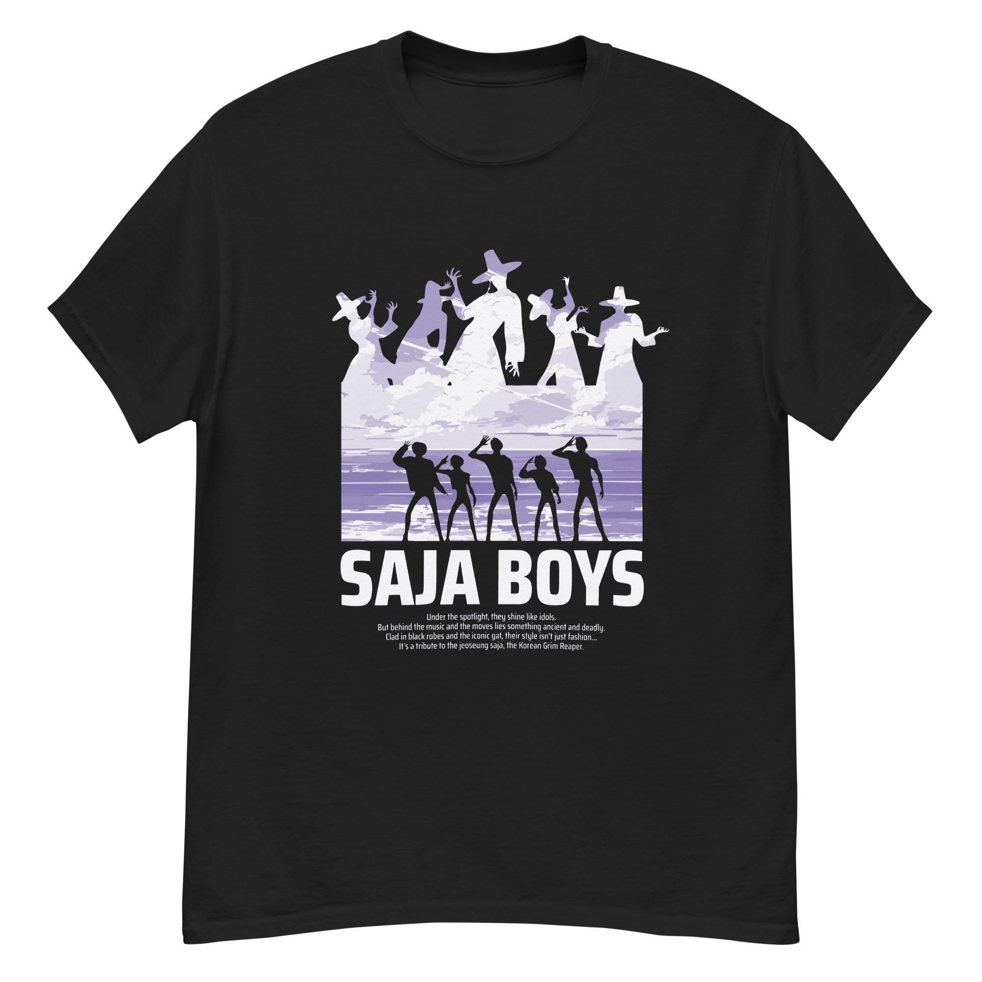 Saja Boys (purple Version) Kpop Demon Hunters Inspired Tee