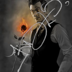 Burning rose