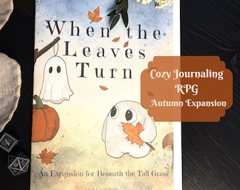 Cozy Solo Journaling RPG, Fall TTRPG Expansion, When the Leaves Turn, Autumn Printable RPG, Cozy Fantasy Game