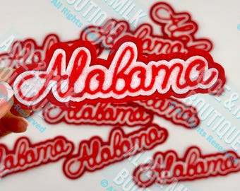 Chainstitch Alabama Patch, football patches, Ro11tide