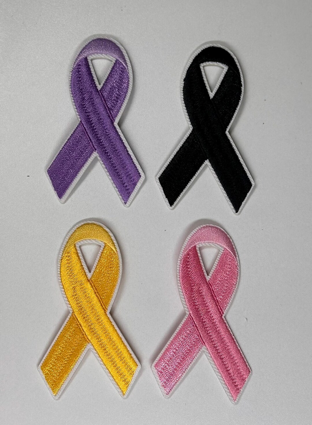 Cancer Scouting Patch Embroidered Cancer Awareness Ribbon Patch - Iron On - Etsy