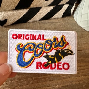Rodeo Iron on Patch, Iron on Hat Patch