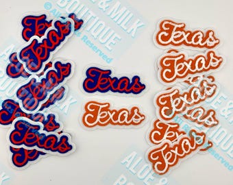 Chainstitch Texas Patch, football patches, Texas, Rangers, Baseball