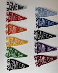 Game Day Pennant Patch: Embroidered Iron-On Sports Team Decor