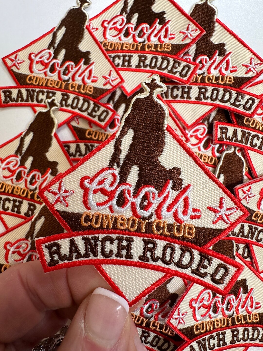 Crs Ranch Rodeo Iron on Patch, Iron on Hat Patch,beer Patch,western