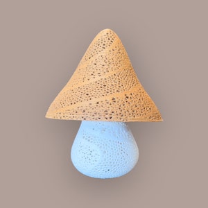 3D Printed Mushroom Lamp: Color Changing Fairy Light