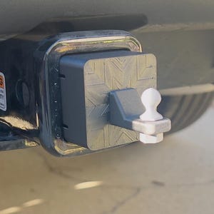 Trailer Hitch Cover 2x2 | 2'' hitch cover| unique Hitch covers| 3D printed hitch cover| tiny trailer | Tiny Trailer Hitch | Mini Hitch Ball