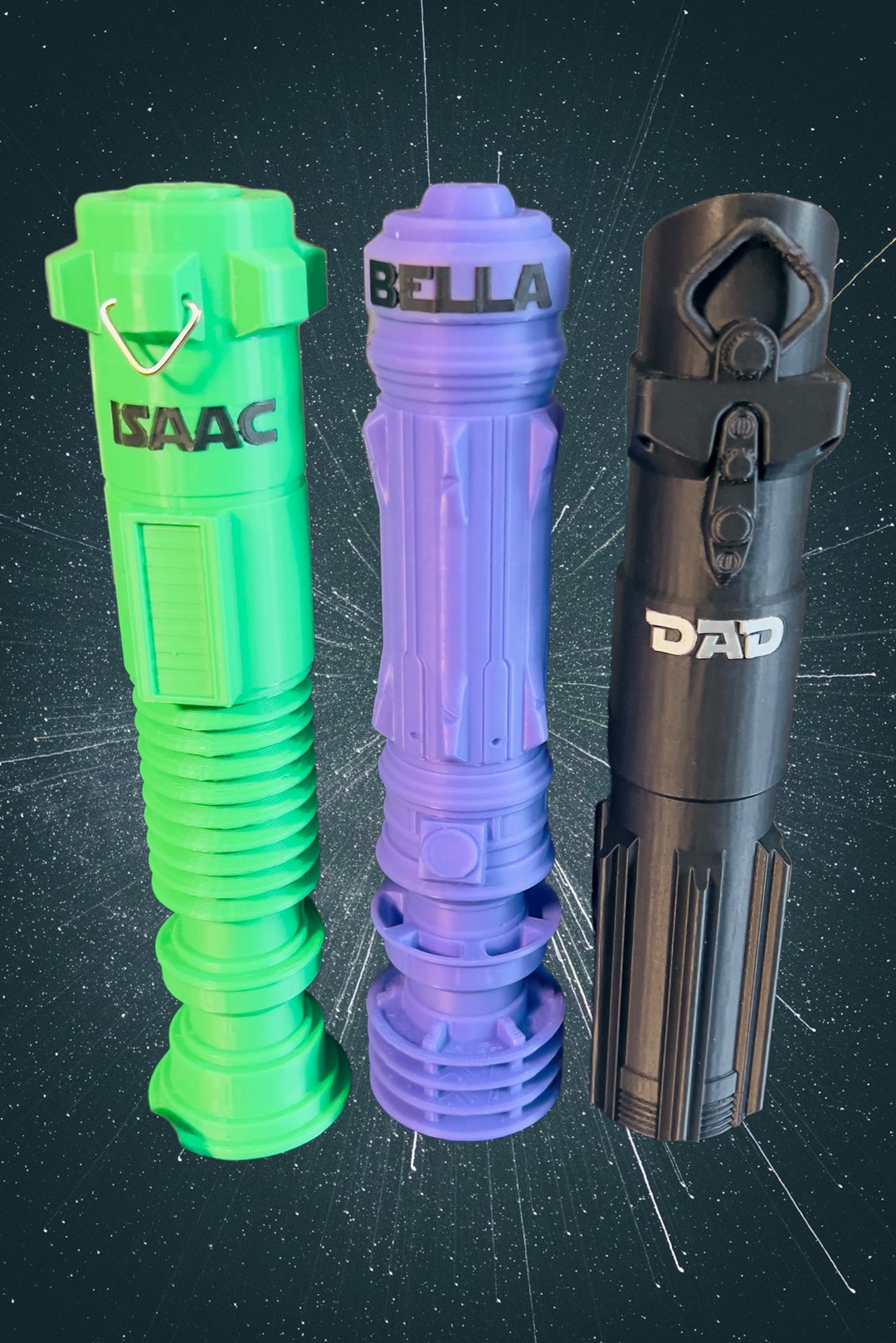 Lightsaber Inspired Churro Holder Customize Read Description Galaxies ...