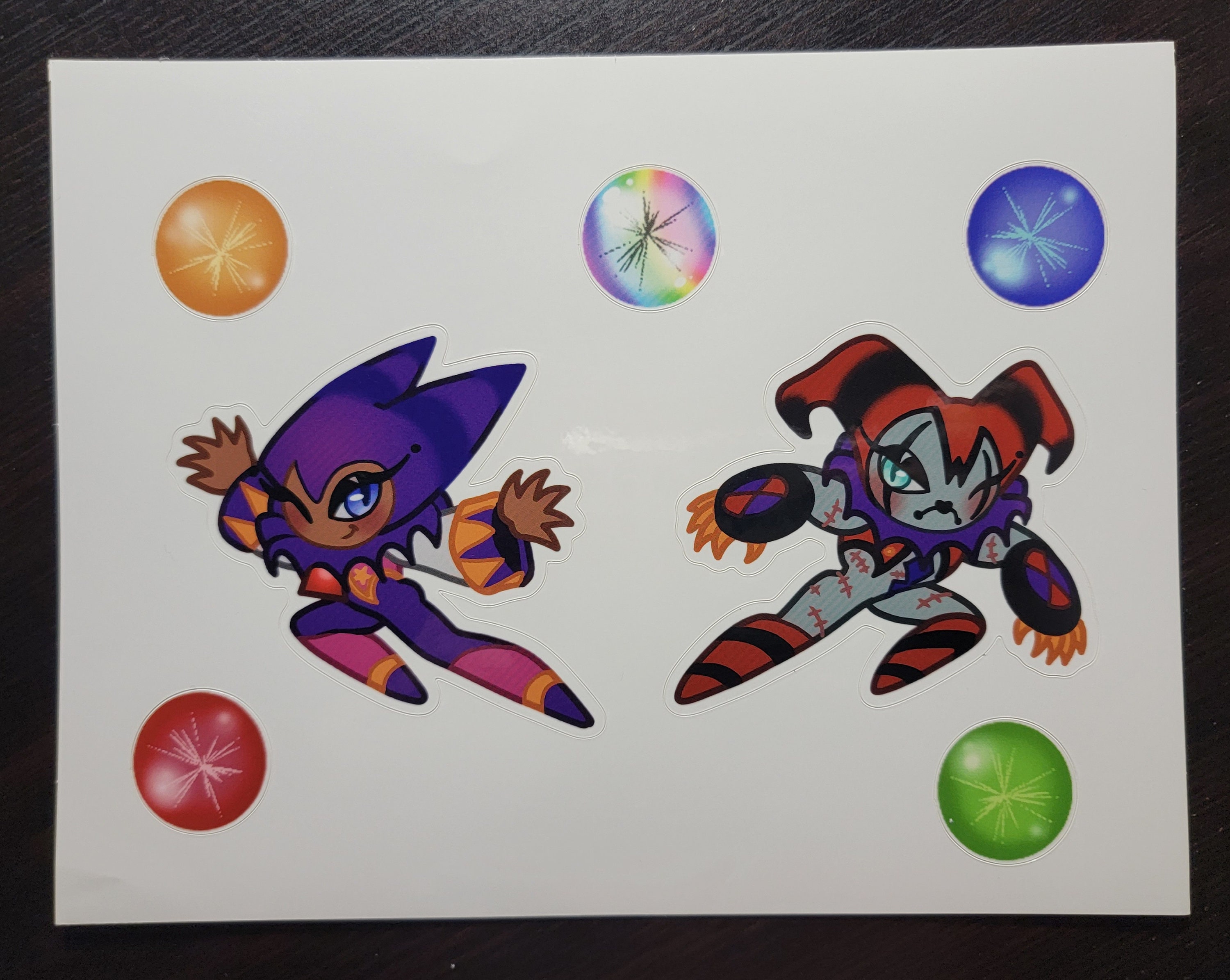 NiGHTS Reala Sticker Sheet