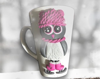 Personalised polymer clay mugs