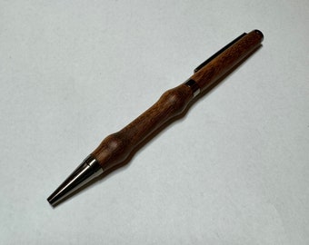 Hand Turned Goncalo Alves Exotic Twist Pen