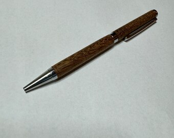 Hand Turned Brownheart Exotic Twist Pen