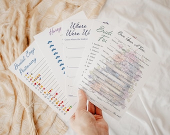 A New Chapter Bridal Shower Games | Book Hunt Activity | Book Lover Shower Activities| A New Chapter Begins | Wedding Shower - Chapter