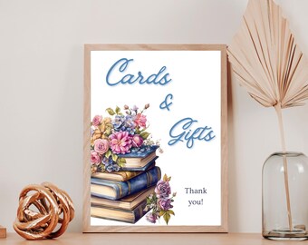 Un nuevo capítulo comienza Tarjetas y obsequios Letrero / Póster con tema de libro de cuentos de biblioteca / Letrero de despedida de soltera con temática de libro - Capítulo