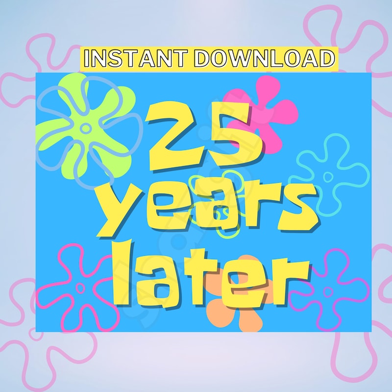 Spongebob Poster - Etsy