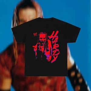 jeff hardy/hardy boyz graphic tee shirt (wwf,wwe,tna)