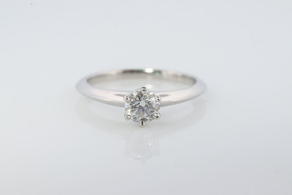 Vintage Tiffany and Co. Diamond Ring. Authentic T… - image 1