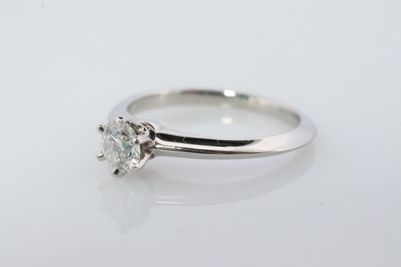 Vintage Tiffany and Co. Diamond Ring. Authentic T… - image 2