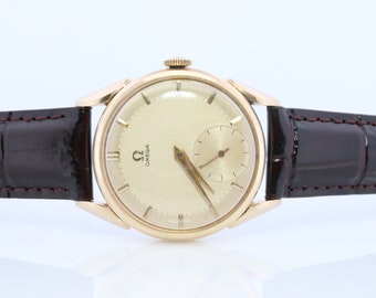 Omega Watch. Authentic Mens Omega Mechanical 266cal Wristwatch. Omega 1950s Reference 2743 - 1  33mm