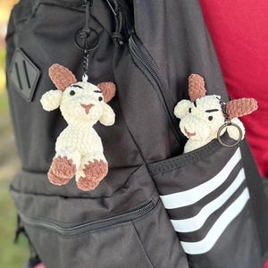 Angry Goat Keychain