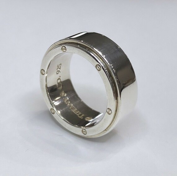 Wie neu authentischer maskuliner Herren Metropolis Ring aus Sterlingsilber von Tiffany Co. GroBe 6 Etsy