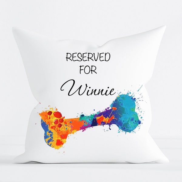 Personalised cushion | personalized cushion | cushion cover and insert. dog gifts | puppy cushion | dog home decor | reserved for dog |linen