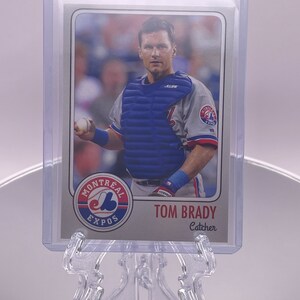 Carta da baseball di Tom Brady n. 12 - Carta da principiante - Scelta del draft dei Montreal Expos del 1995