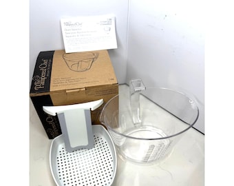 3-Piece Pampered Chef Gravy Separator #1188 Instructions and Recipes