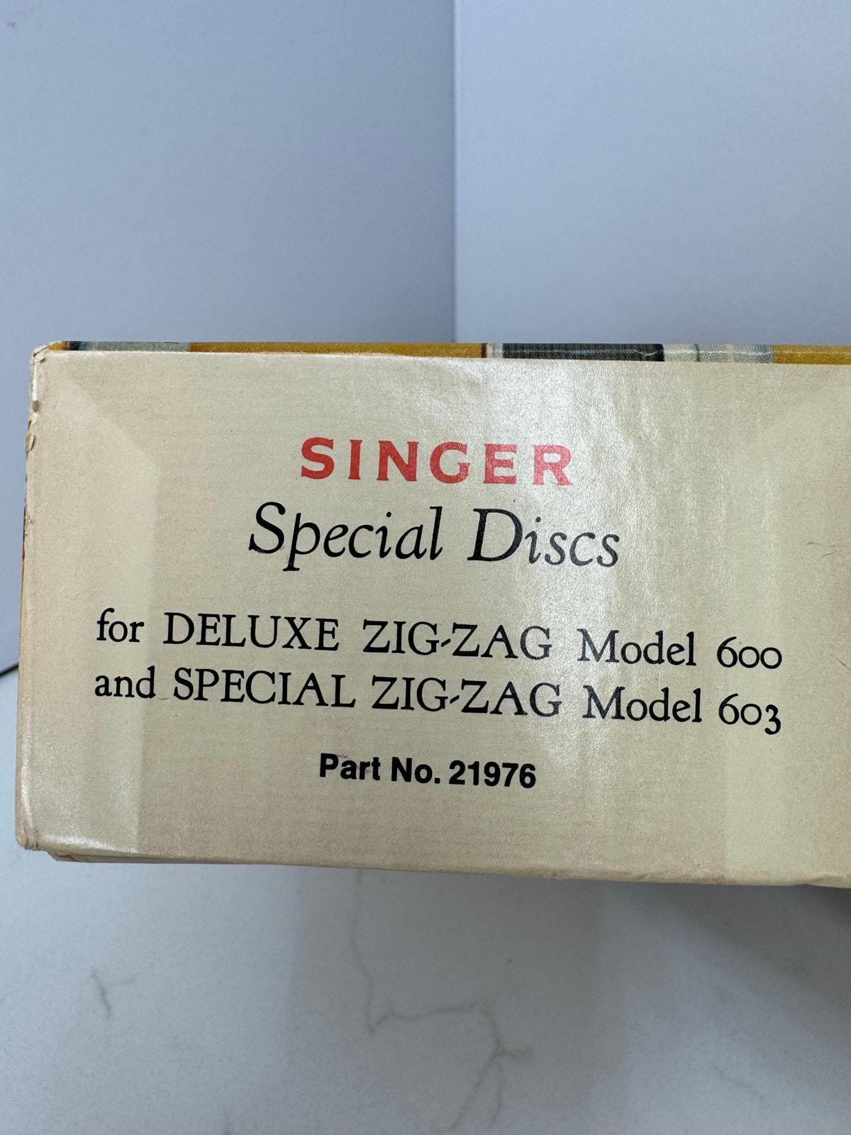 Singer Touch & Sew Special Sewing Discs Model No. 600/603 Disks 12 Part ...