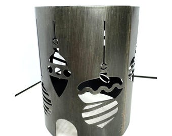 Nuovo, autentico Scentsy Joy to the World, rivestimento in metallo per scaldacera.