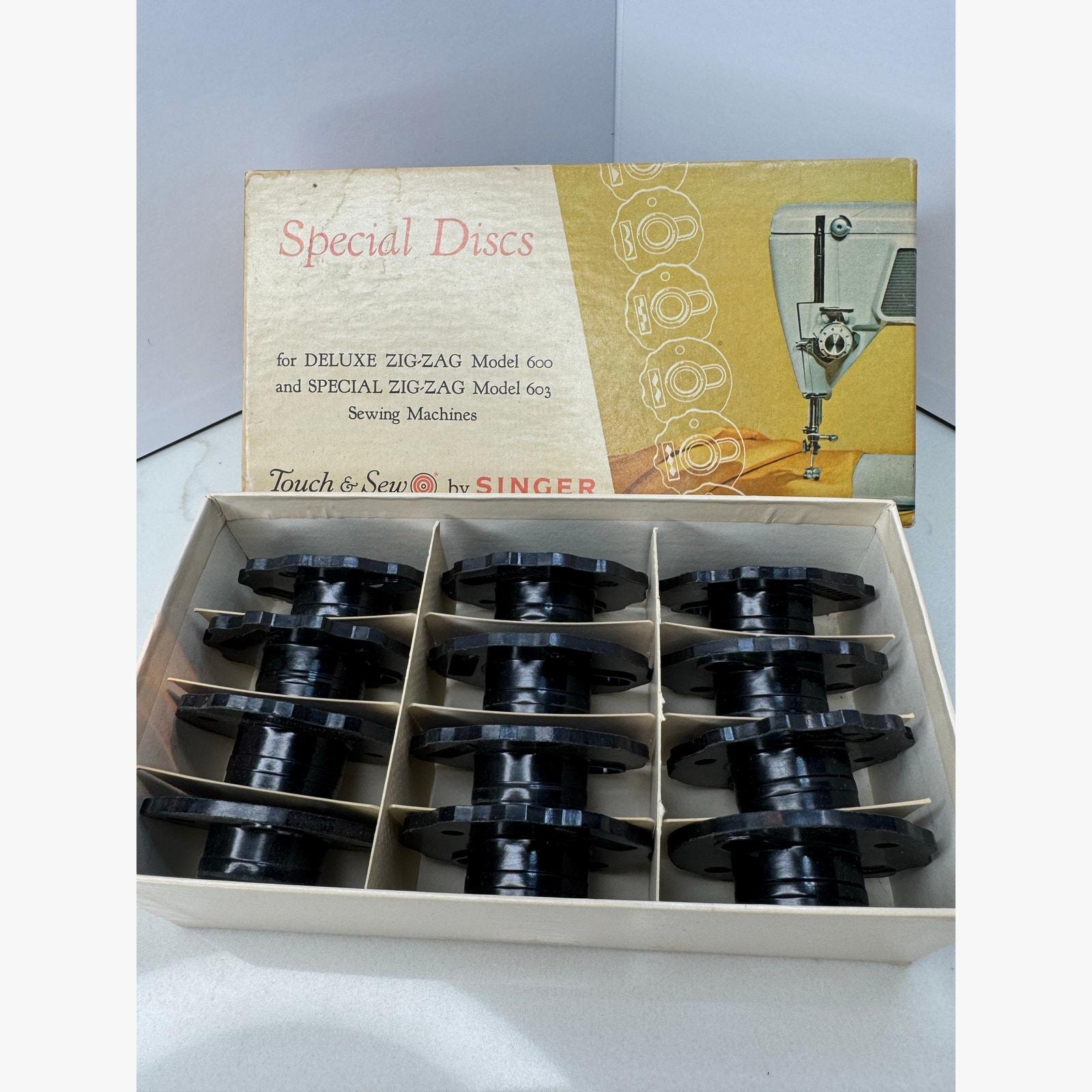 Singer Touch & Sew Special Sewing Discs Model No. 600/603 Disks 12 Part ...