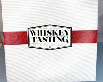Teroforma Whisky zu Hause Verkostungsparty Kit Geschmacksdebatte entscheiden 4 Unze.