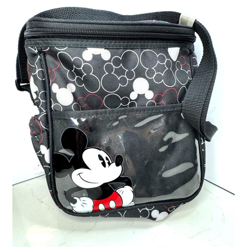 Sac de jour pour couches biberon Mickey Mouse, Disney Baby NWT, 4 compartiments, sangle image 1