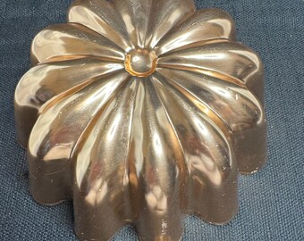 Vintage Kupfer Sternform oder Wandbehang markiert 3.5 Tassen